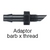 Barbed Adaptor 4mm Barb/Thrd - Pack of 10