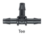 4mm Barbed Tee Connector