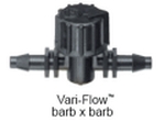 Antelco Vari-Flow Valve Black 4.5mm Barb X Barb