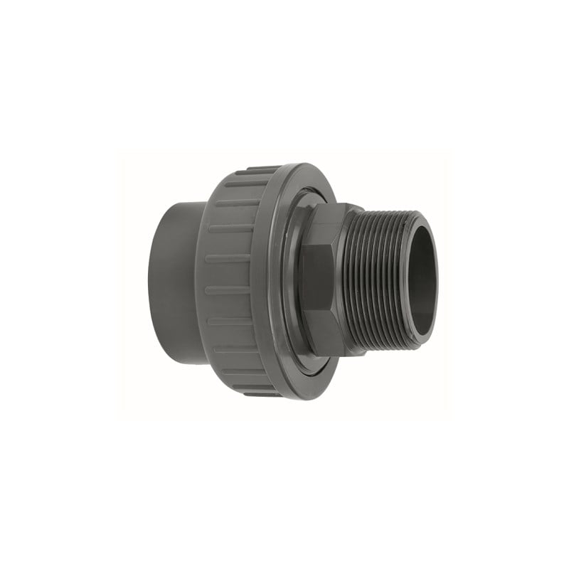 Metric PVC Unions to Male Thread