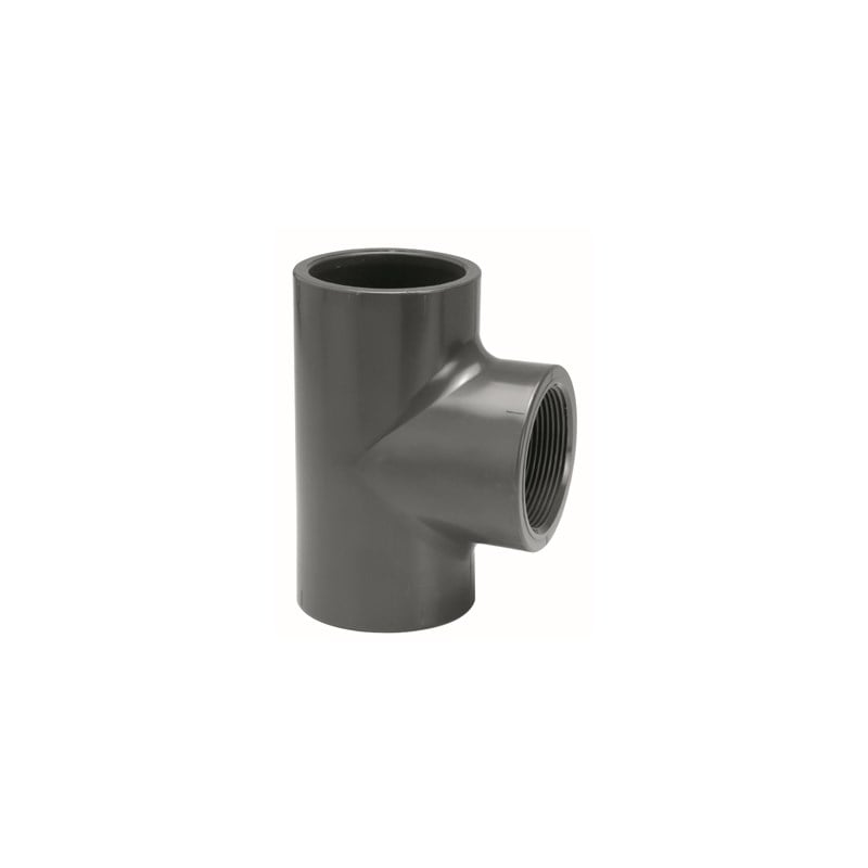 Metric PVC Tee PL x F Thread