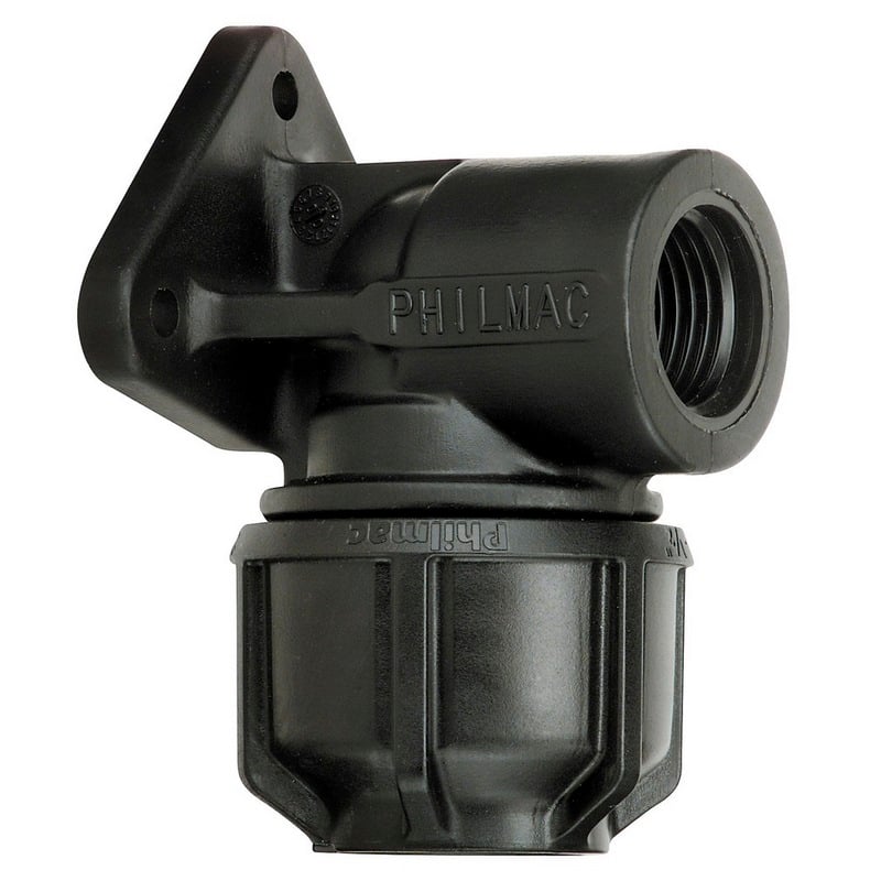 Back Plate Elbows for MDPE Water Pipe