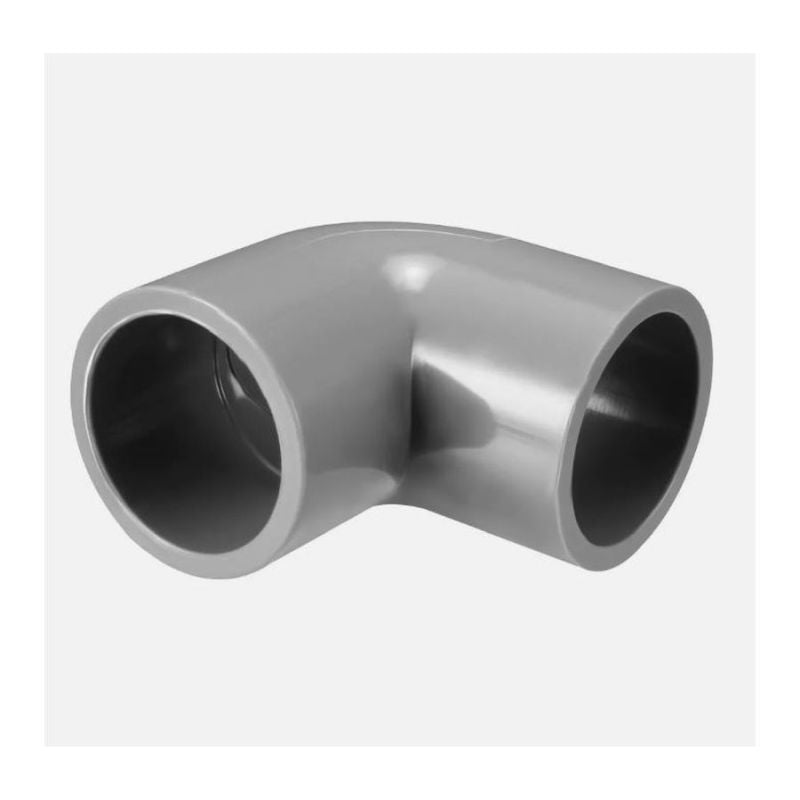 Metric PVC Elbow 90 Degrees Plain to Plain