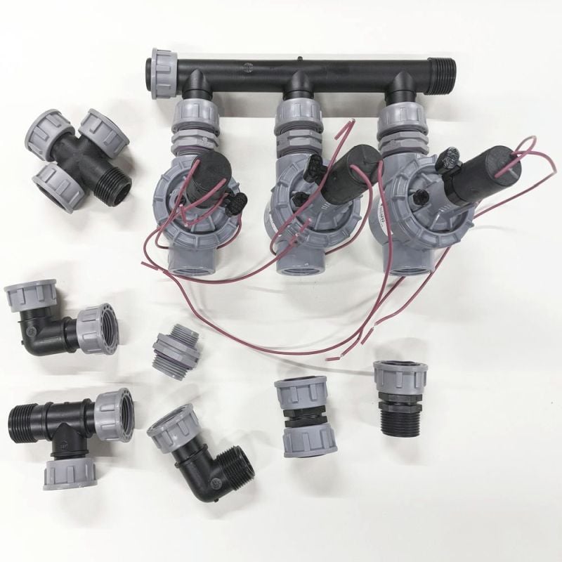 Solenoid Valve Sets with Manifolds
