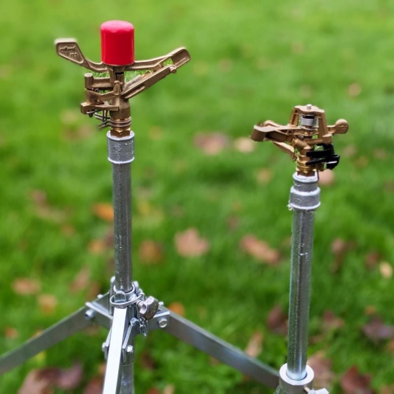 Sprinklers on Geka Tripods